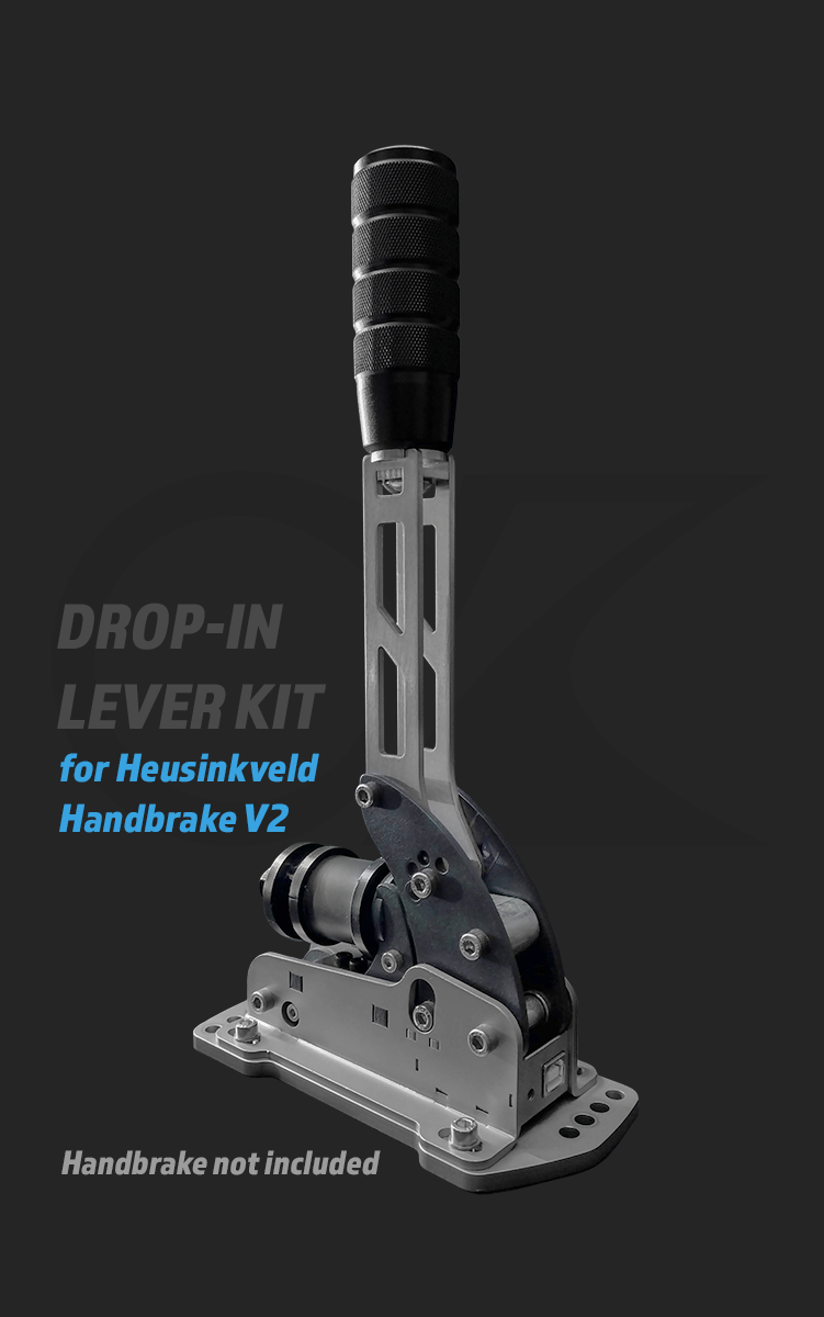 Stainless Steel Drop-in Lever Kit for Heusinkveld Handbrake V2